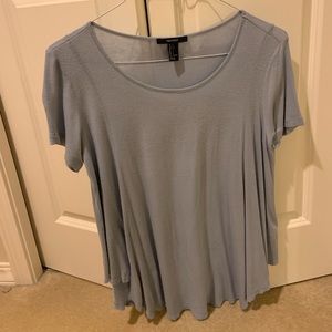 F21 sky blue top